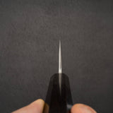 Hatsukokoro x Yoshikane SKD Nashiji Santoku 170mm Ebony Handle