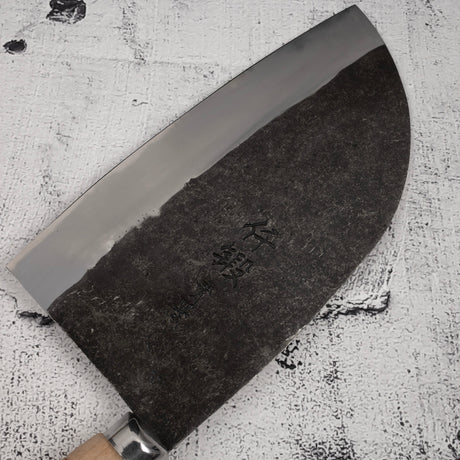 Hatsukokoro Sentan Blue 2 Stainless Clad Large Santoku 190mm