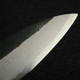 Hatsukokoro Shinkiro Aogami Super Gyuto 240mm Damascus Kurouchi Birch Handle