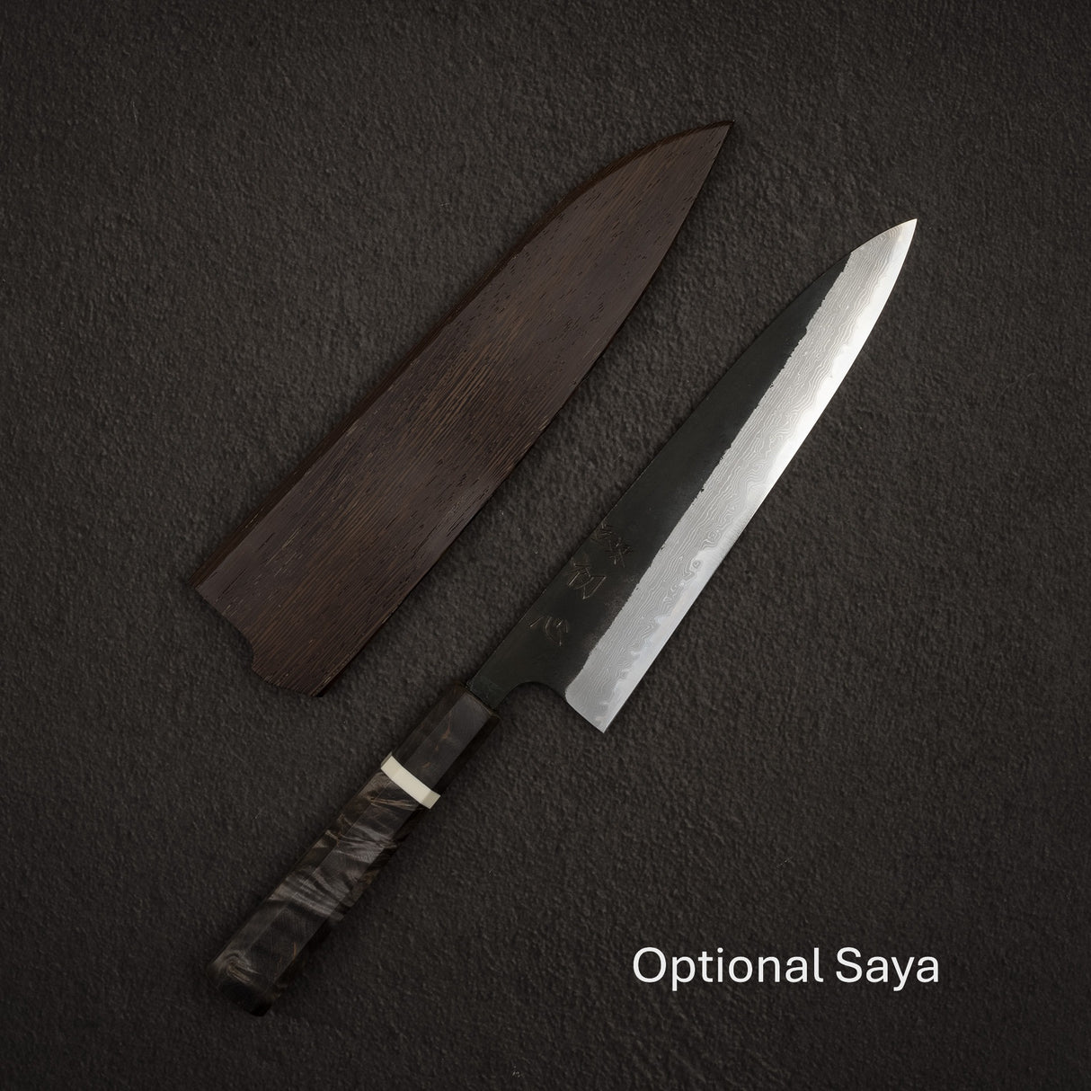 초심 하츠코코로 신키로 슈퍼청지 쿠로우치 다마스커스 규토(셰프나이프) 210mm