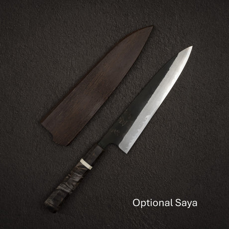 초심 하츠코코로 신키로 슈퍼청지 쿠로우치 다마스커스 규토(셰프나이프) 210mm