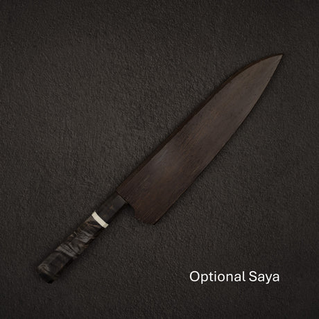 초심 하츠코코로 신키로 슈퍼청지 쿠로우치 다마스커스 규토(셰프나이프) 210mm