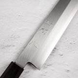 하츠코코로 x 묘진 시라사기 은삼강 야나기바(사시미칼) 300mm