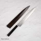 하츠코코로 x 묘진 시라사기 은삼강 야나기바(사시미칼) 300mm