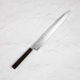하츠코코로 x 묘진 시라사기 백2강 야나기바(사시미칼) 330mm