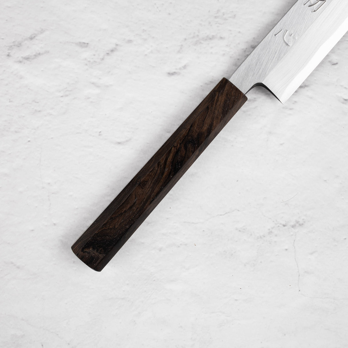 하츠코코로 x 묘진 시라사기 백2강 야나기바(사시미칼) 330mm