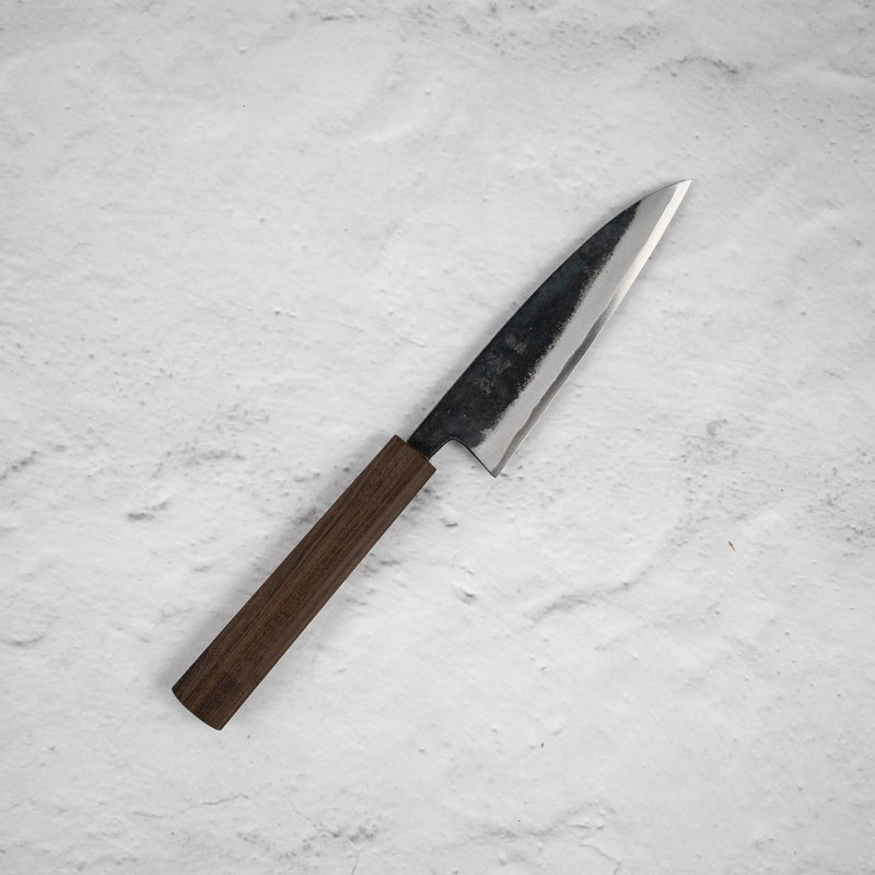 하츠코코로 스미 청2강 쿠로우치 페티 120mm 블랙 차카테 핸들