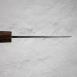 Hatsukokoro Sumi Blue 2 Kurouchi Petty 80mm Black Chacate Handle