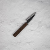 Hatsukokoro Sumi Blue 2 Kurouchi Petty 80mm Black Chacate Handle