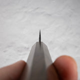 Hatsukokoro Sumi Blue 2 Kurouchi Petty 80mm Black Chacate Handle