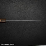 Hatsukokoro VG5 Hayabusa Santoku 180mm Black Chacate