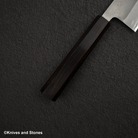 Yoshikane White 2  Nashiji Stainless Clad Bunka 170mm