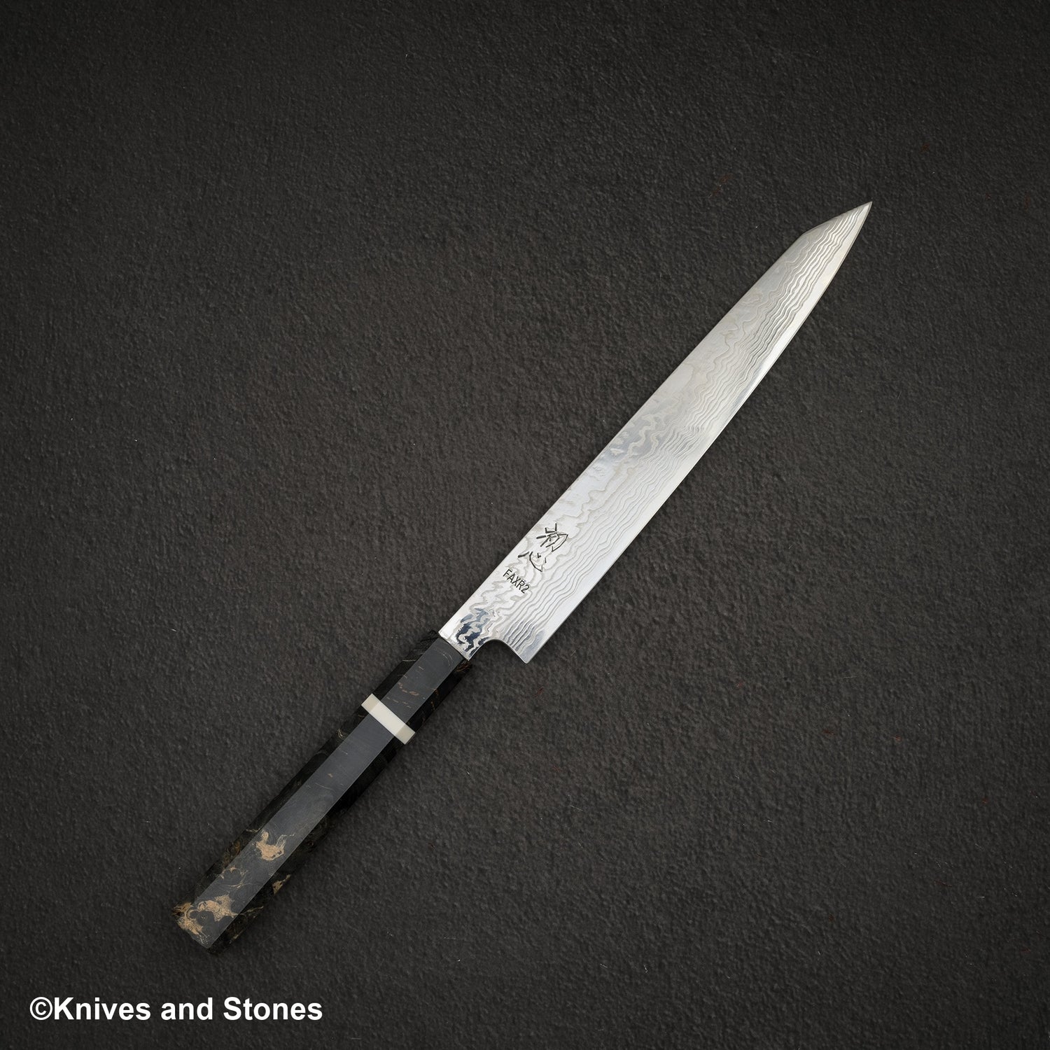 하츠코코로 FAXR2 다마스커스 K팁 스지히키 240mm