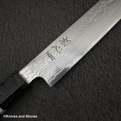 하츠코코로 FAXR2 다마스커스 K팁 스지히키 240mm