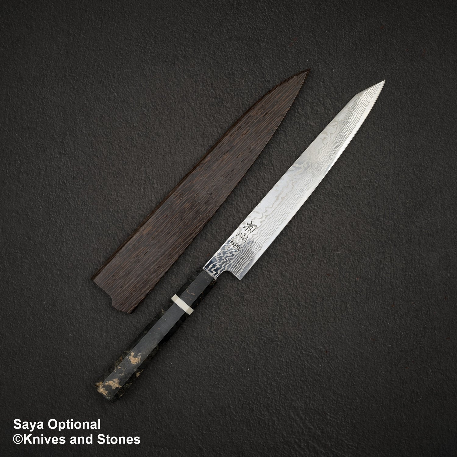 하츠코코로 FAXR2 다마스커스 K팁 스지히키 240mm