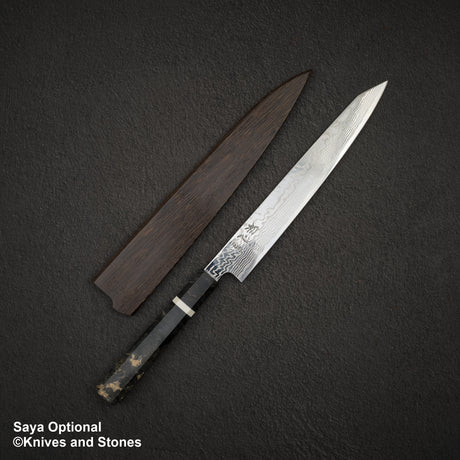 하츠코코로 FAXR2 다마스커스 K팁 스지히키 240mm