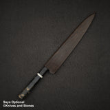 하츠코코로 FAXR2 다마스커스 K팁 스지히키 240mm