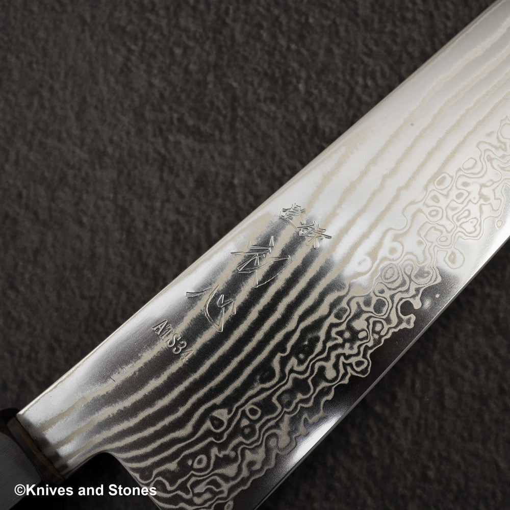 Hatsukokoro Hayabusa ATS34 Damascus