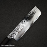 Hatsukokoro Hayabusa VG10 Tsuchime Sanmai Nakiri 180mm Ebony