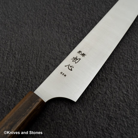Hatsukokoro Hayabusa Aogami Super Sanmai Sujihiki 270mm Black Chacate