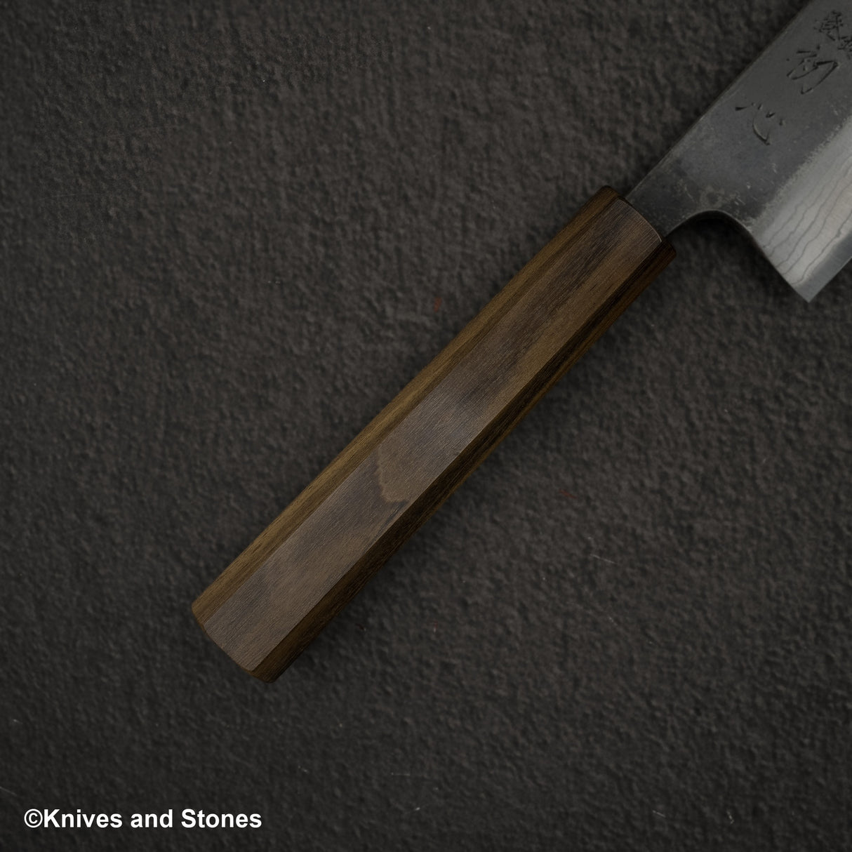 Hatsukokoro Kumokage Blue 2 Kurouchi Damascus Bunka 180mm