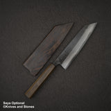 Hatsukokoro Kumokage Blue 2 Kurouchi Damascus Bunka 180mm