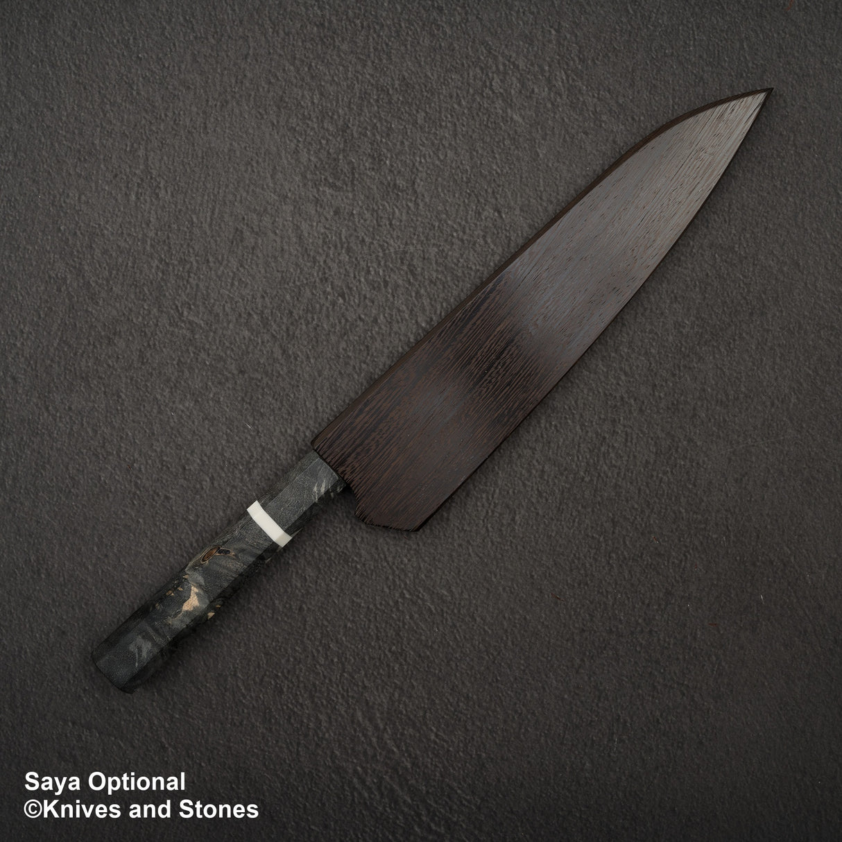 Nigara x Hatsukokoro Ryusui Blue 2 Damascus Nashiji Gyuto 210mm