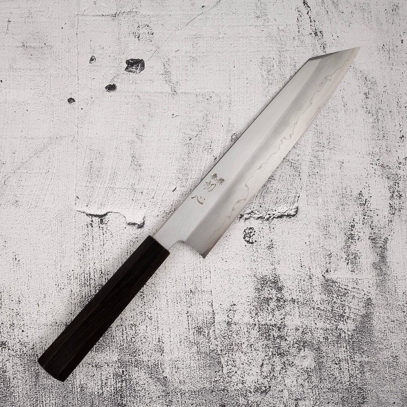 하츠코코로 x 나카가와 은삼강 와이드 베벨 K팁 규토(셰프나이프) 240mm