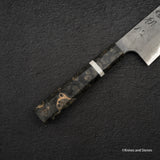 Nigara x Hatsukokoro Ryusui Blue 2 Damascus Santoku 170mm