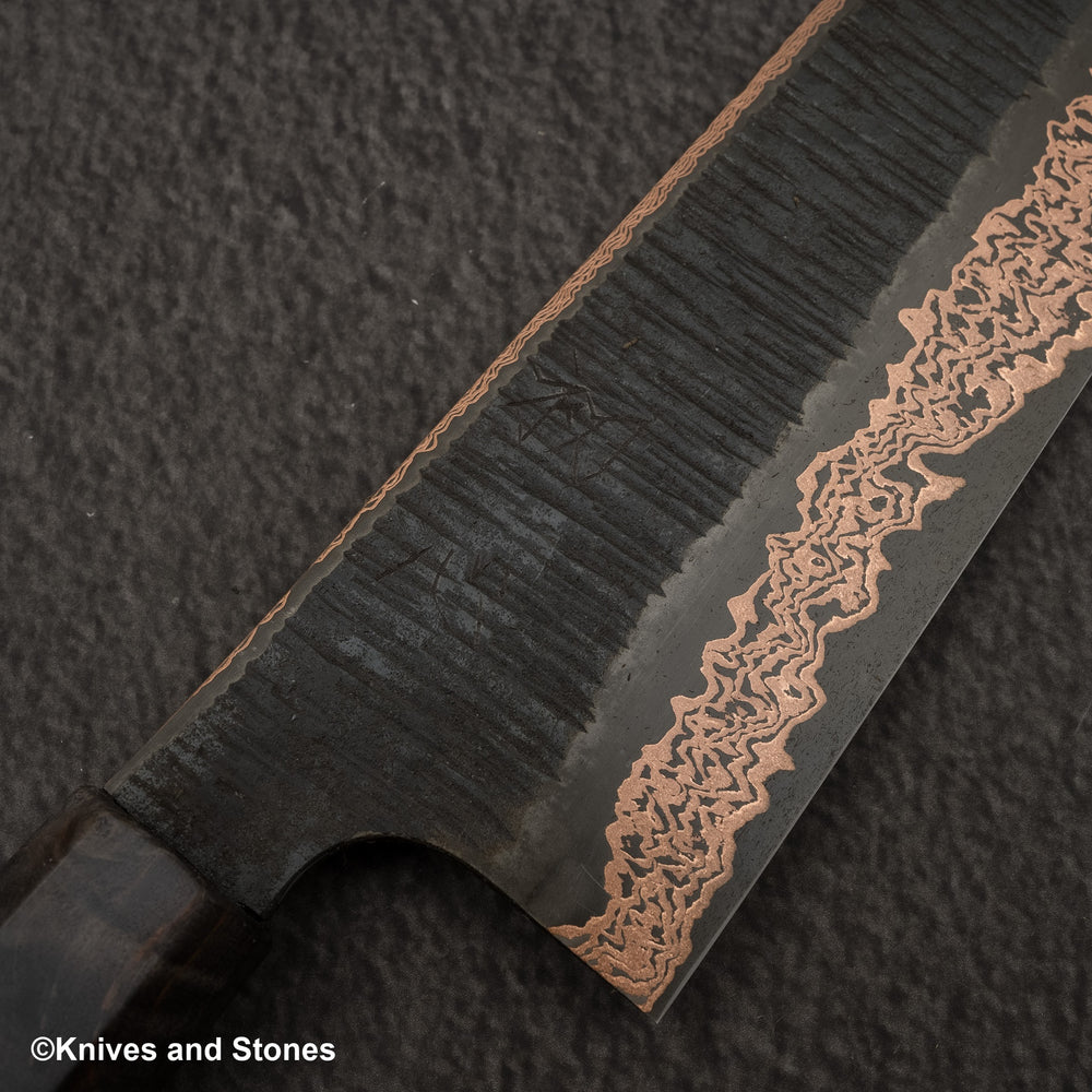 Hatsukokoro Yorokobi SLD Copper Damascus Kurouchi Tsuchime