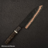 하츠코코로 x 니가라 요로코비 SLD 강 구리 츠치메 다마스커스 산토쿠(다용도칼) 180mm 사야 포함