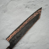하츠코코로 x 니가라 요로코비 SLD 강 구리 츠치메 다마스커스 K팁 규토(셰프나이프) 240mm 사야 포함