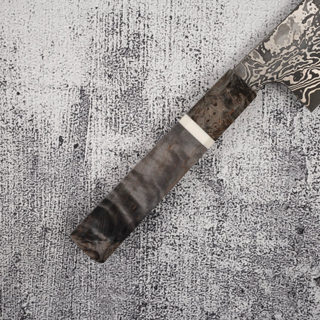 Hatsukokoro x Nigara Yorokobi Special SLD Kurouchi Damascus Bunka Polished