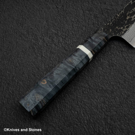 Hatsukokoro x Nigara Yorokobi Special SLD Gyuto 210mm Kurouchi Damascus Birch Handle