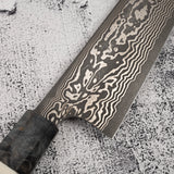 Hatsukokoro x Nigara Yorokobi Special SLD Kurouchi Damascus K tip Gyuto 240mm Polished