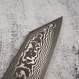 Hatsukokoro x Nigara Yorokobi Special SLD Kurouchi Damascus K tip Gyuto 240mm Polished
