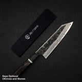 Hatsukokoro x Nigara Yorokobi Special SLD K-tip Gyuto 210mm Kurouchi Damascus Birch Handle