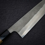 Hatsukokoro x Yoshikane SKD Nashiji Gyuto 210mm Extra Tall, Argetine Lignum Handle