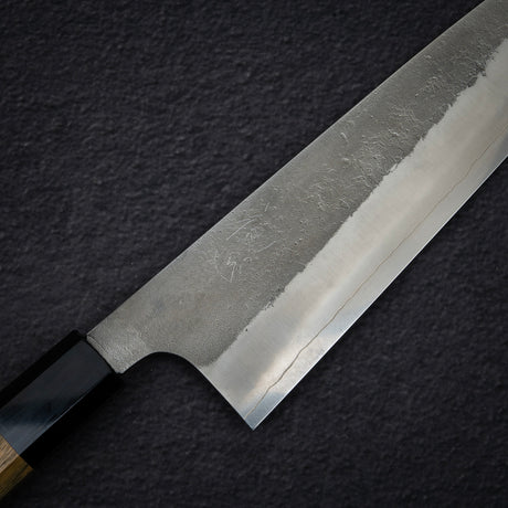 Hatsukokoro x Yoshikane SKD Nashiji Gyuto 210mm Extra Tall, Argetine Lignum Handle