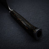 Hatsukokoro x Yoshikane SKD Nashiji Gyuto 210mm Extra Tall, Copper Mesh Handle