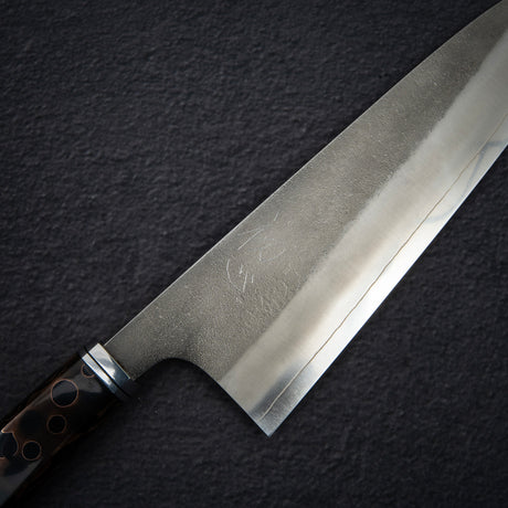 Hatsukokoro x Yoshikane SKD Nashiji Gyuto 210mm Extra Tall, Copper Mesh Handle