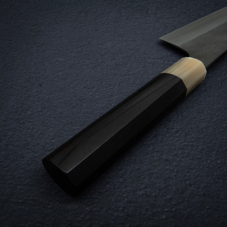 Hatsukokoro x Yoshikane SKD Nashiji Gyuto 210mm Extra Tall, Heart-shaped Ebony Handle