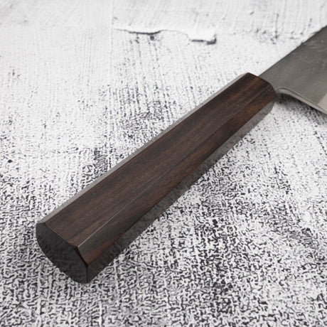 Hatsukokoro x Yoshikane SKD Nashiji Honesuki 150mm Ebony Handle