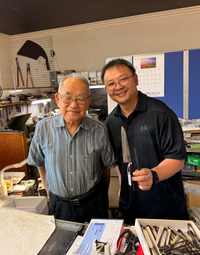 James with Usaki san 2023 HNK Visit