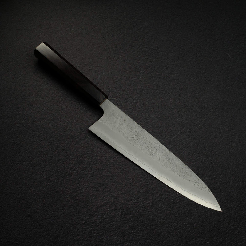 K&S Yuepo SLD Nashiji Gyuto 210mm, Ebony Handle