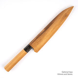 Yoshimi Kato Aogami (Blue) Super Kurouchi Damscus Petty 150 mm