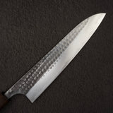 Katsushige Anryu Blue 2 Tsuchime Stainless Clad Gyuto 210mm Ebony Handle