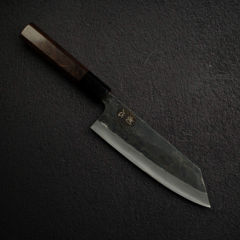 Kurogane Blue 2 Kurouchi Bunka 165mm B-Grade, Rosewood Handle