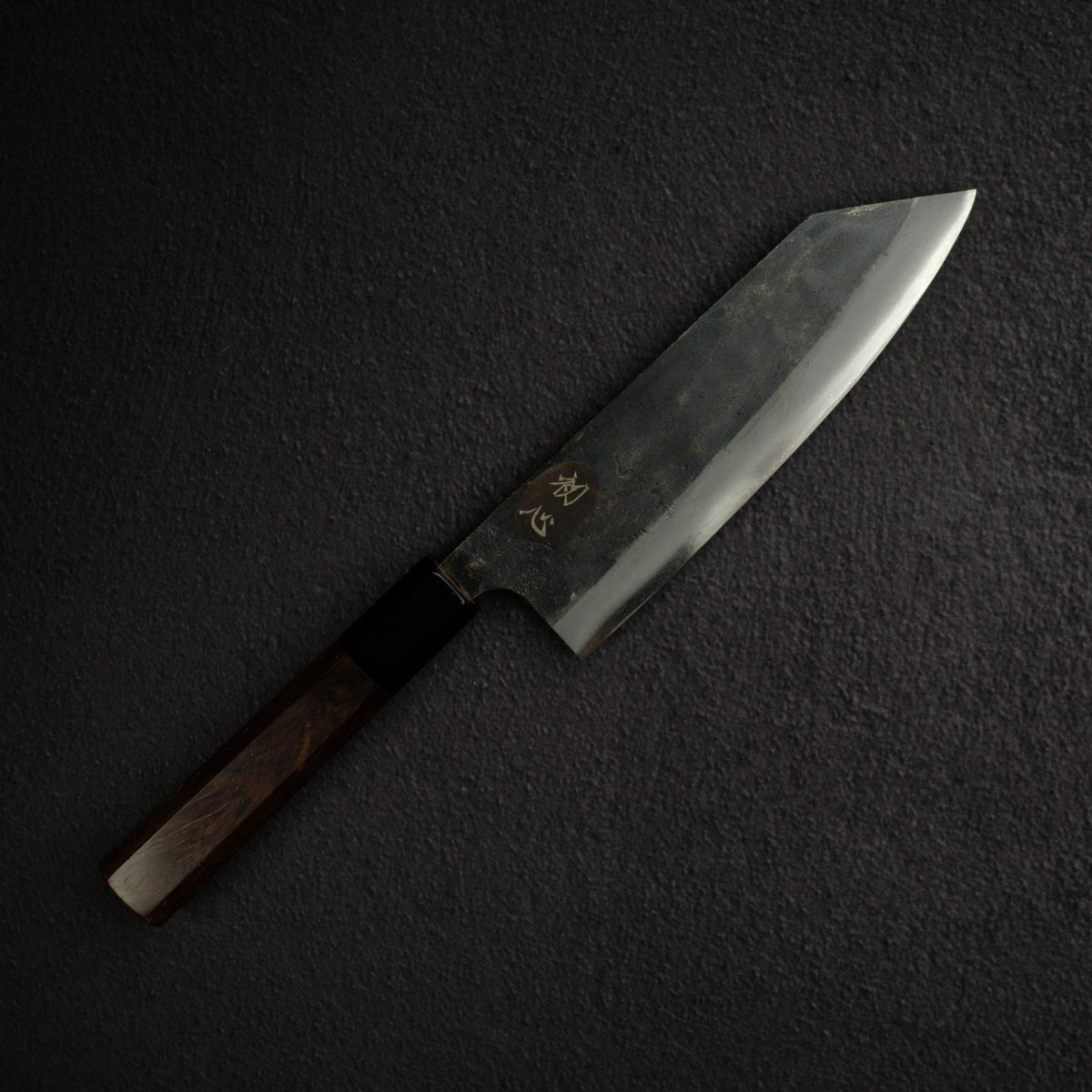 Kurogane Blue 2 Kurouchi Bunka 165mm B-Grade, Rosewood Handle