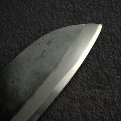 Kurogane Blue 2 Kurouchi Santoku 165mm Rosewood Handle, with Hatsukokoro Stamp